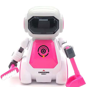 ربات اسباب بازی کنترلی نظافتچی صورتی SMART CLEANING ROBOT مدل T21B-2629_اسباب بازی